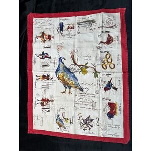 Williams Sonoma 12 Days of Christmas Vintage Kitchen Tea Towel (1)
